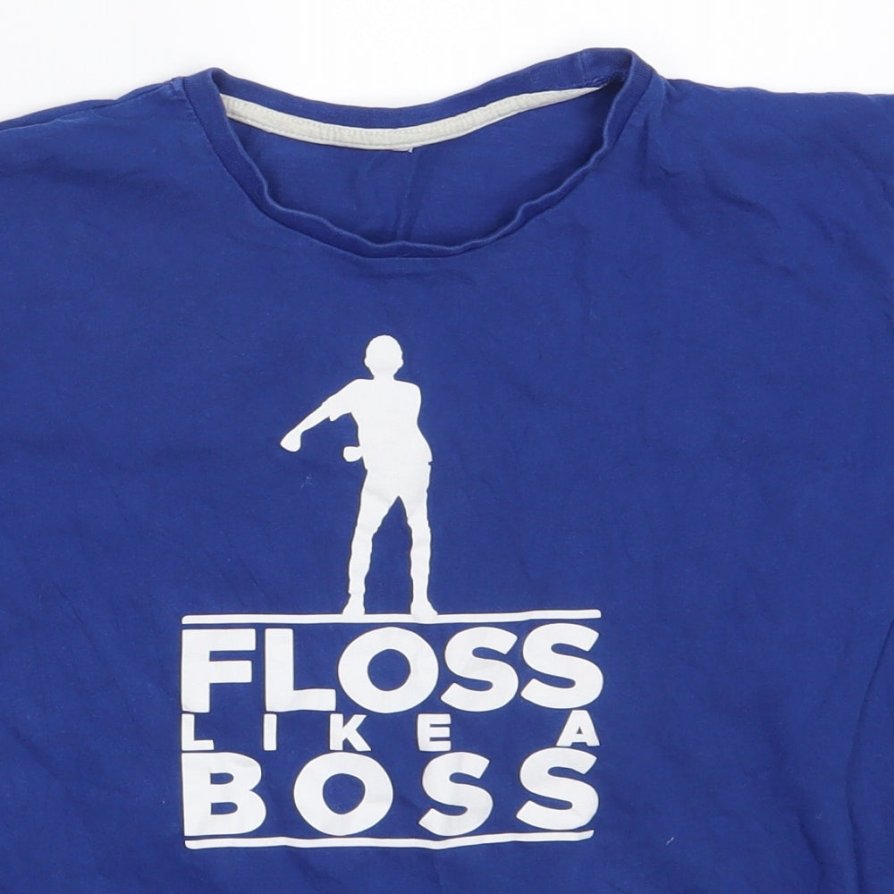 Preworn Boys Blue   Basic T-Shirt One Size  - Floss like a boss