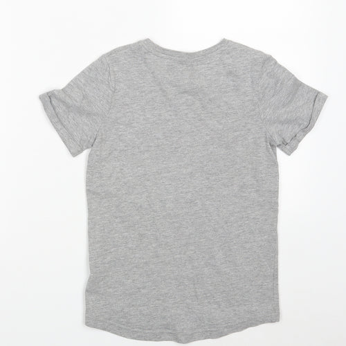 TU Girls Grey   Basic T-Shirt Size 8 Years