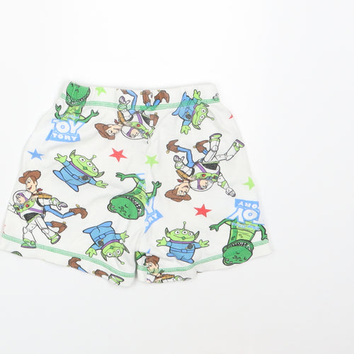 George Boys White   Sweat Shorts Size 3-4 Years - Toy Story