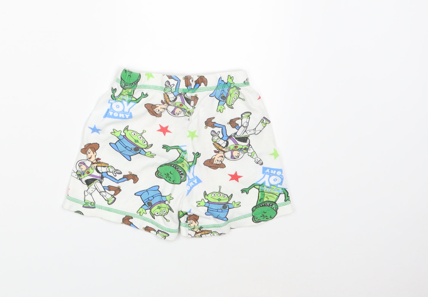 George Boys White   Sweat Shorts Size 3-4 Years - Toy Story