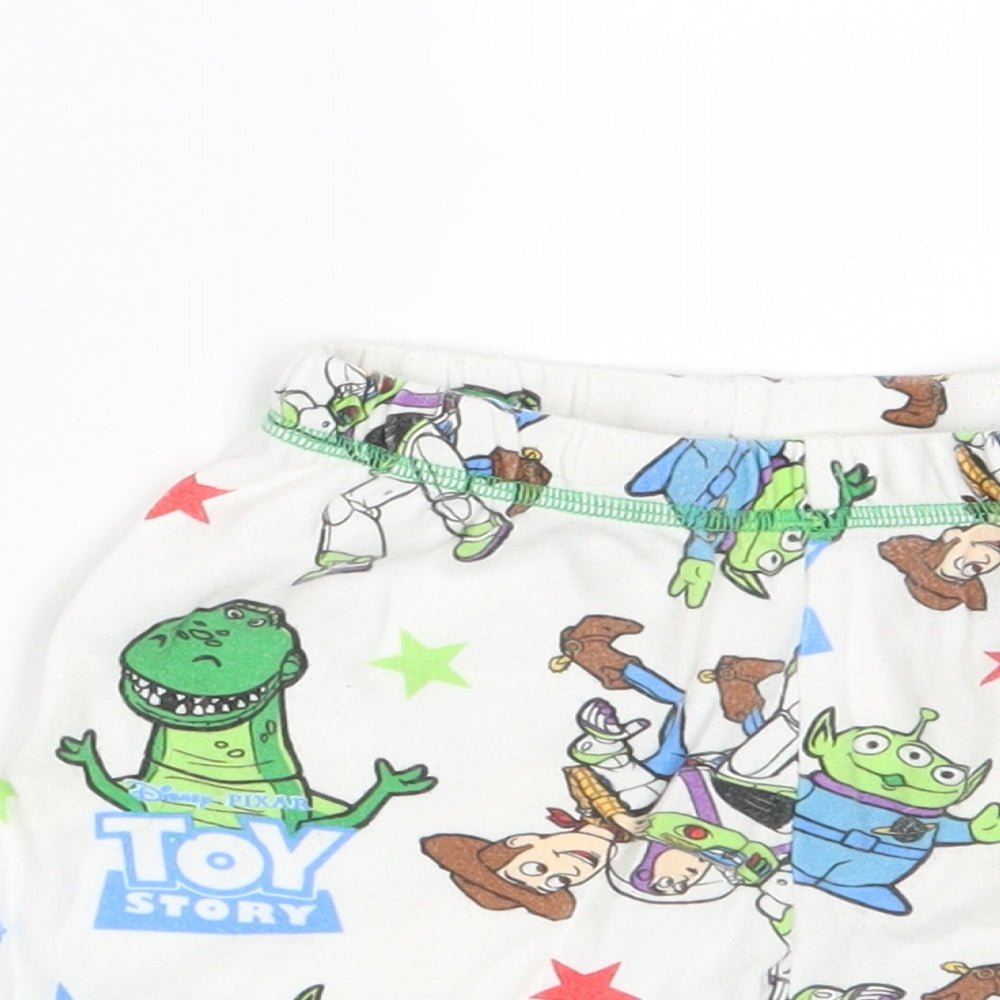 George Boys White   Sweat Shorts Size 3-4 Years - Toy Story