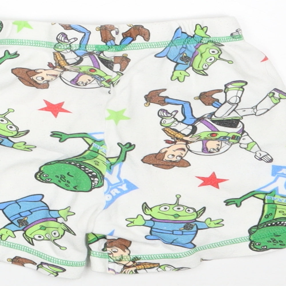 George Boys White   Sweat Shorts Size 3-4 Years - Toy Story