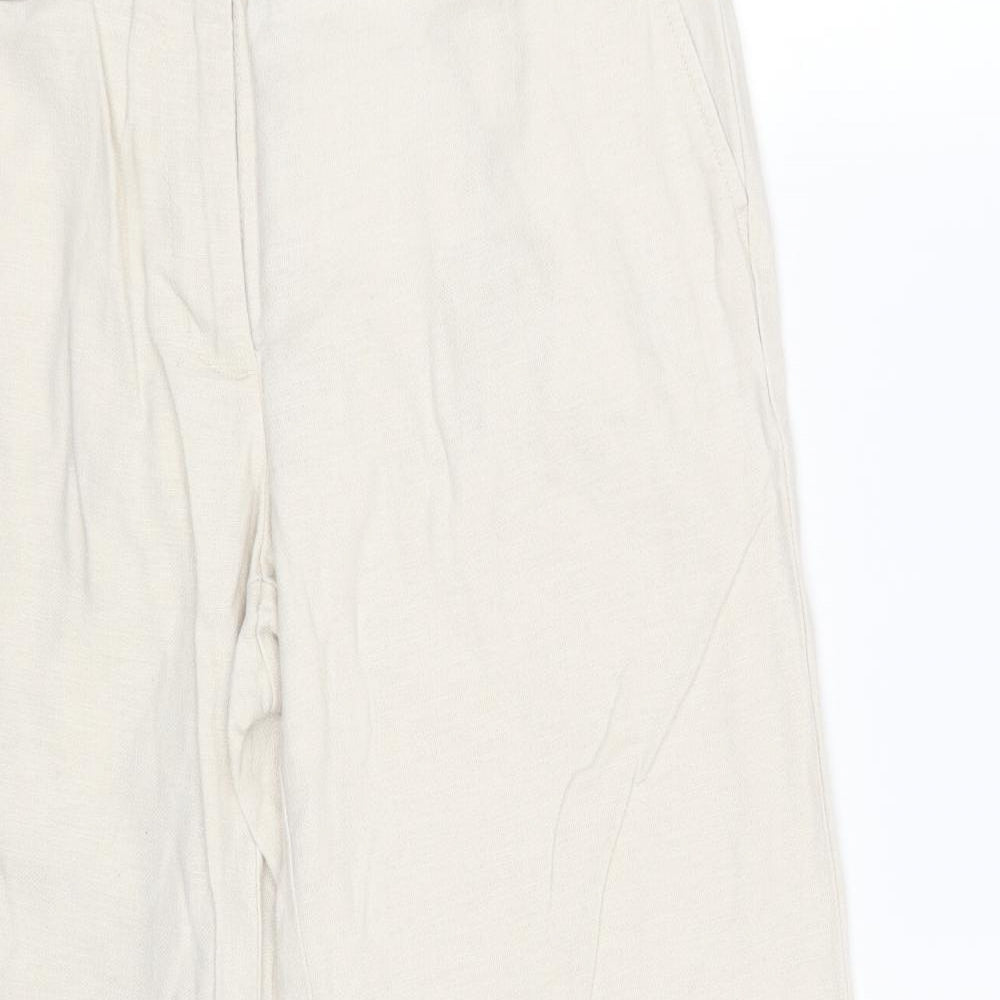 Land's End Womens Beige   Bloomer Trousers Size 12 L25 in