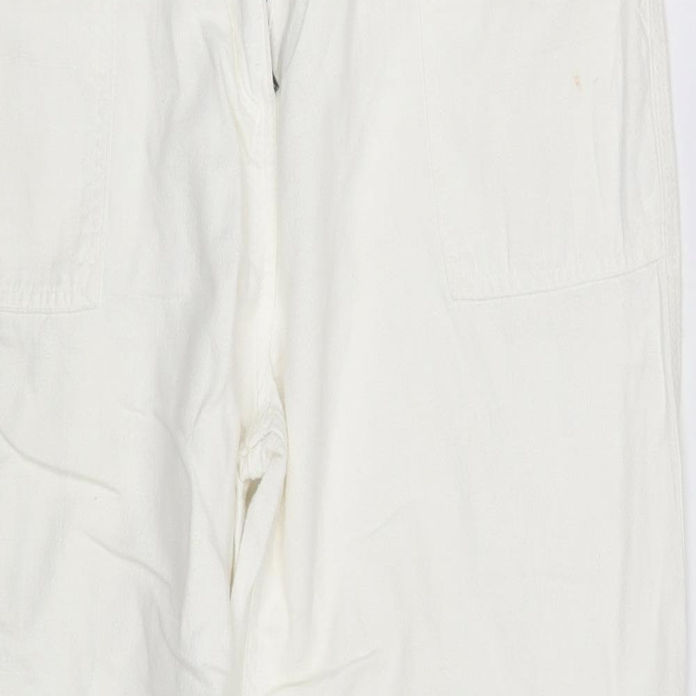 Per Una Womens Ivory   Bloomer Trousers Size 14 L30 in