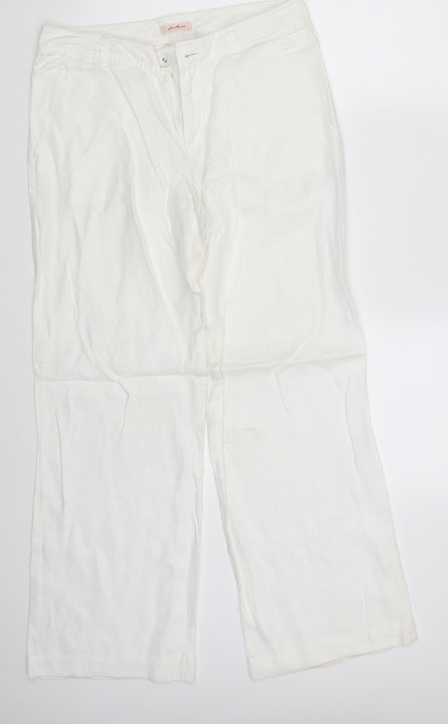 Jackpot Womens White   Bloomer Trousers Size 8 L29 in