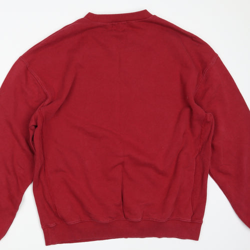 Topman Mens Red   Pullover Jumper Size M