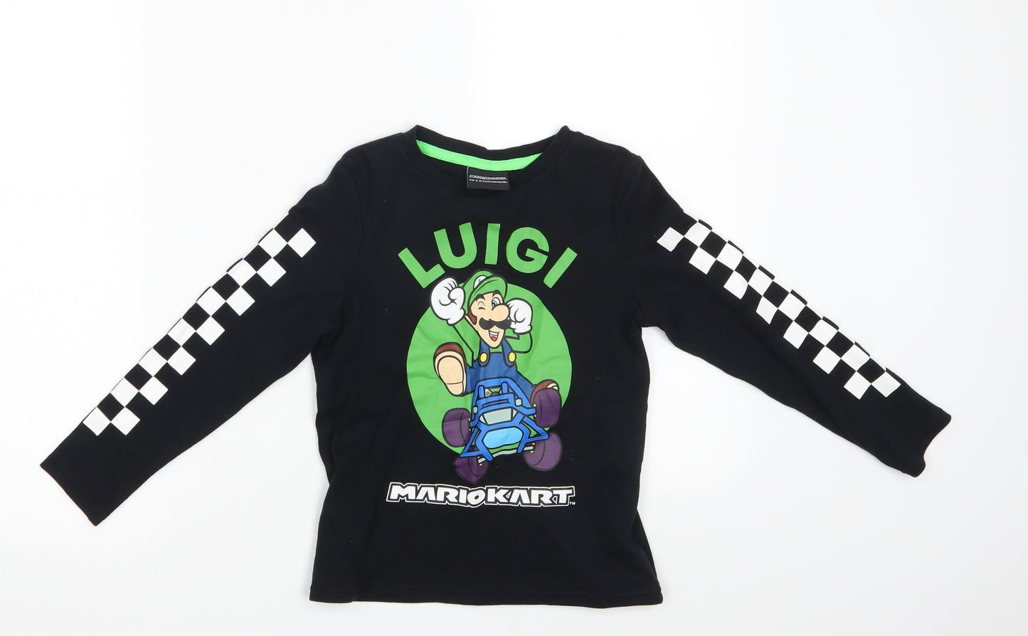 George Boys Black   Pullover Sweatshirt Size 5-6 Years  - Luigi