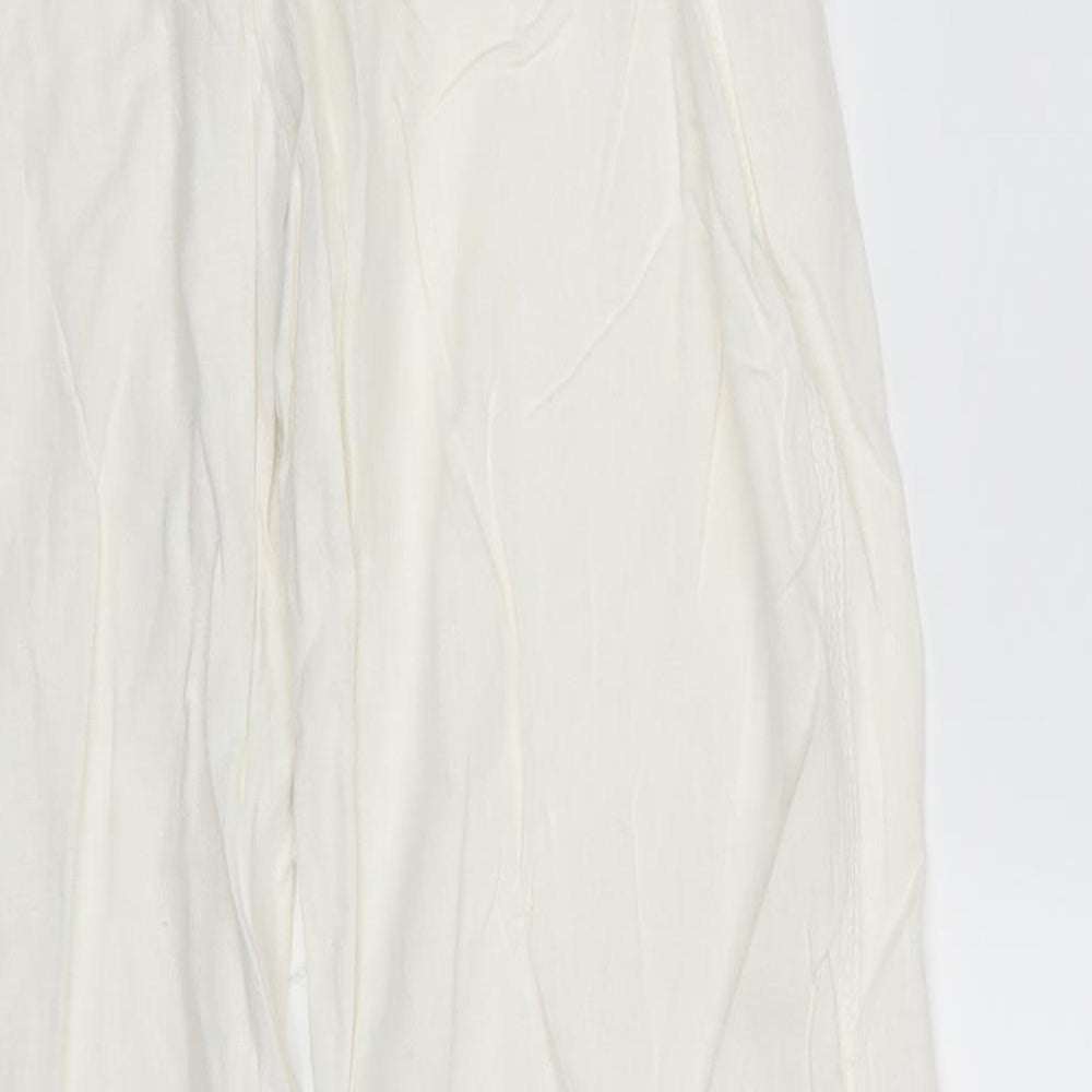 Papaya Womens White   Bloomer Trousers Size 12 L30 in