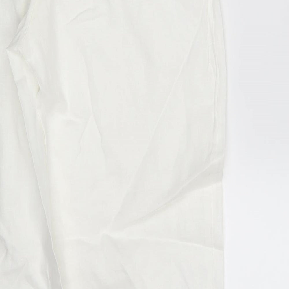 Principles Womens White   Bloomer Trousers Size 12 L31 in