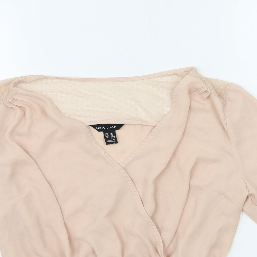NEXT Womens Pink   Basic Blouse Size 14