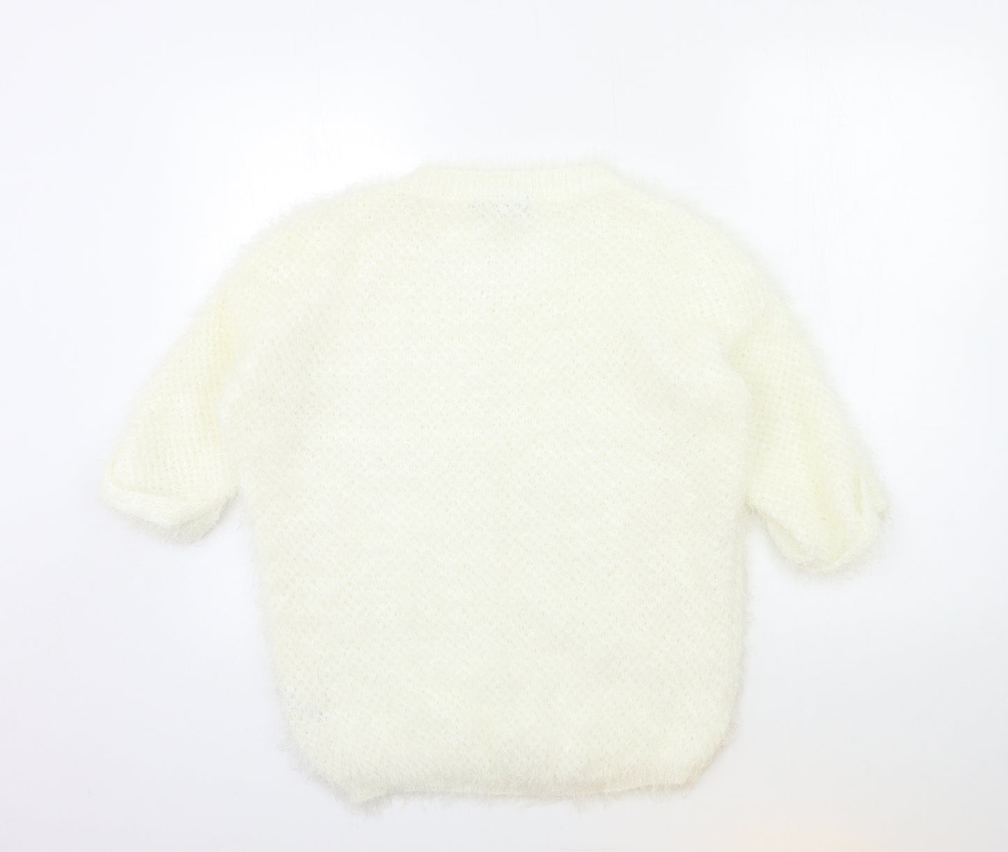 Atmosphere Womens White  Knit Pullover Jumper Size 12