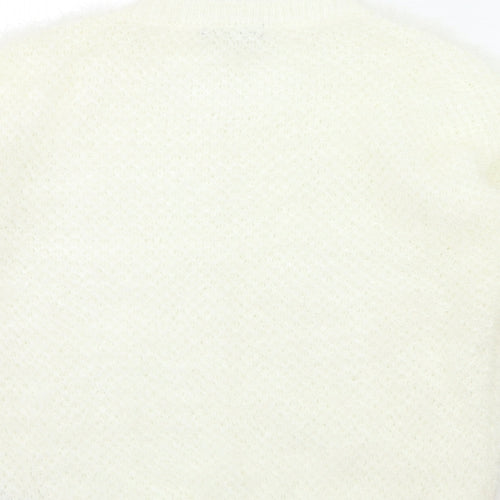 Atmosphere Womens White  Knit Pullover Jumper Size 12