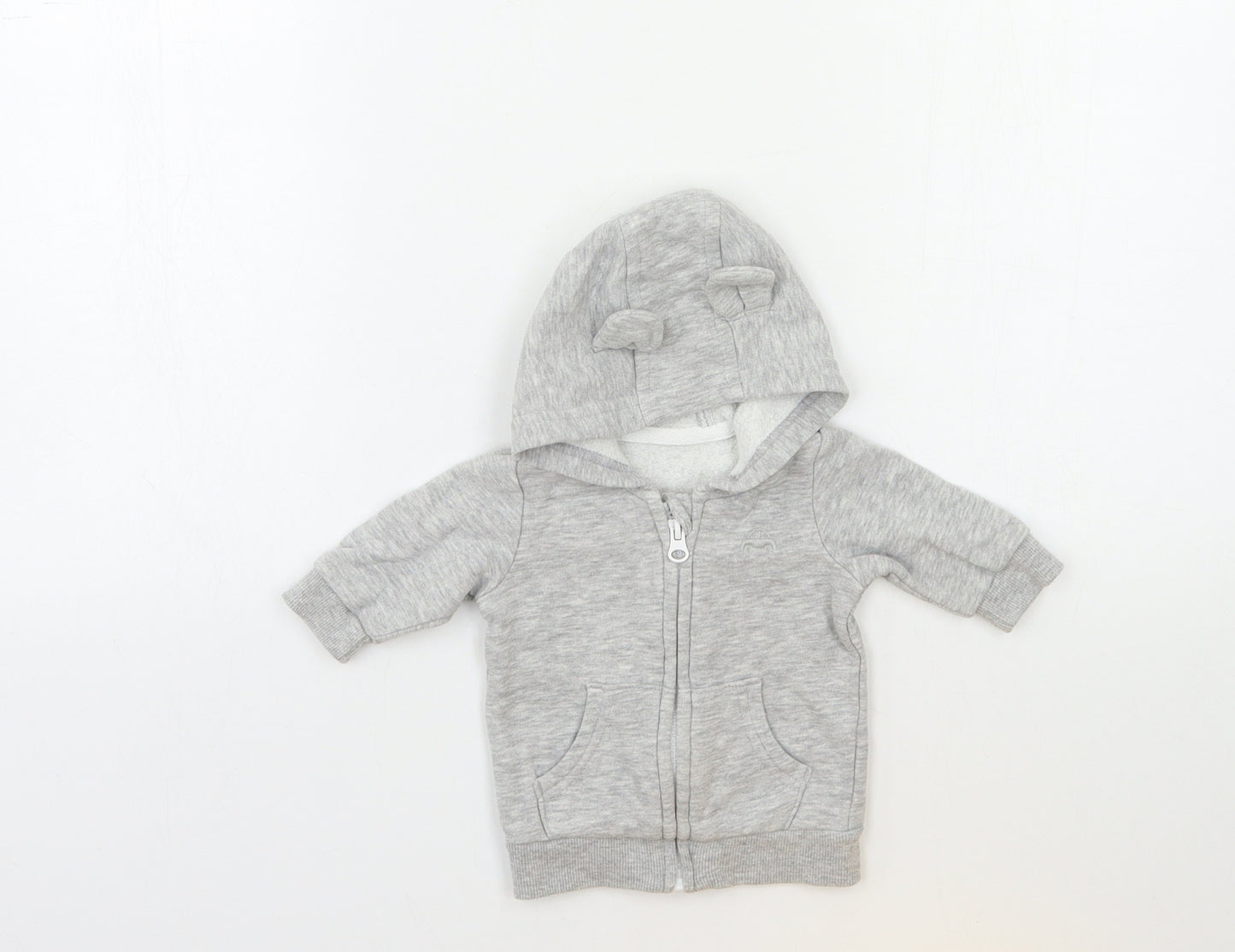 George Baby Grey   Full Zip Jumper Size 0-3 Months