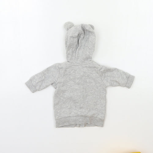 George Baby Grey   Full Zip Jumper Size 0-3 Months