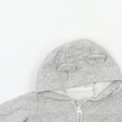 George Baby Grey   Full Zip Jumper Size 0-3 Months