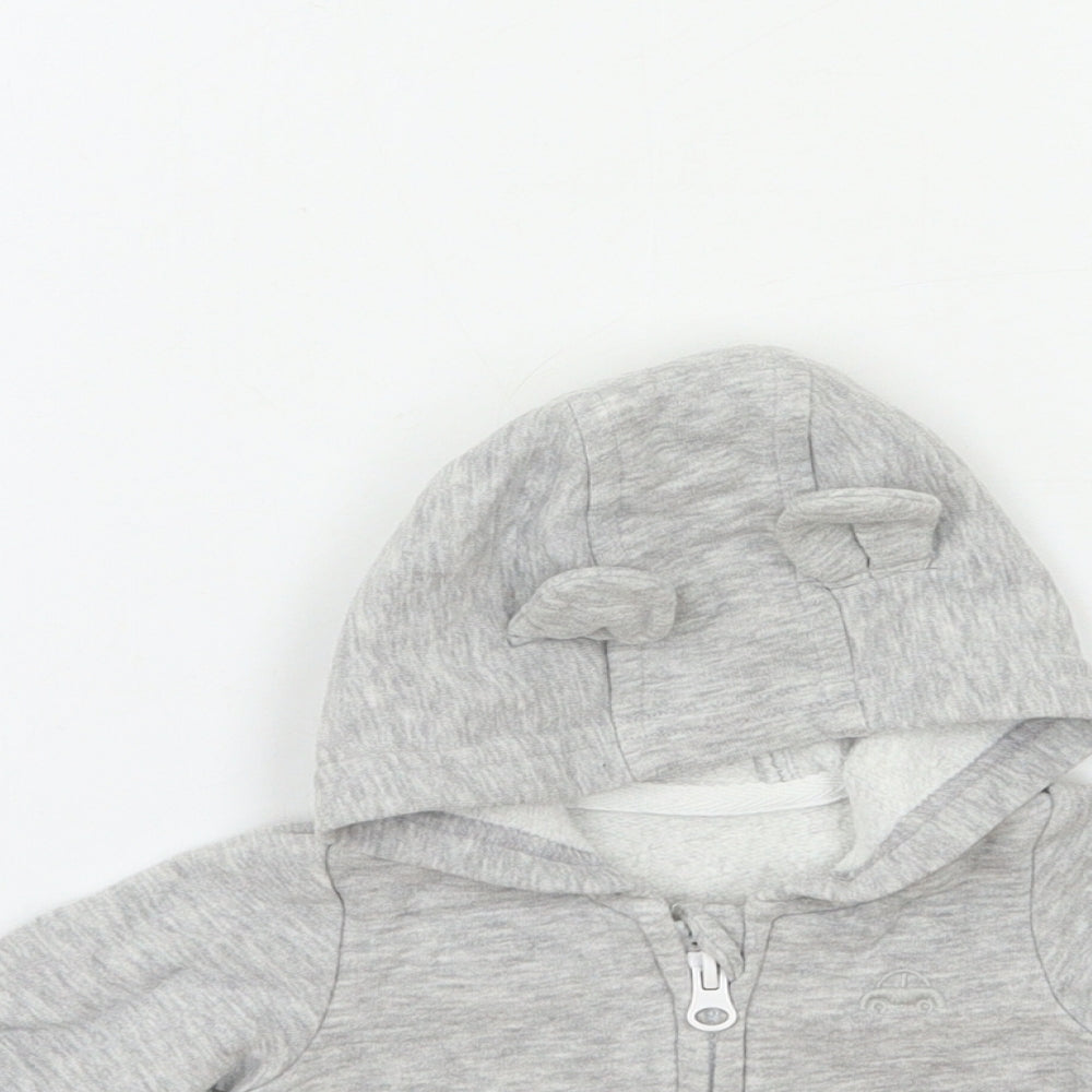 George Baby Grey   Full Zip Jumper Size 0-3 Months
