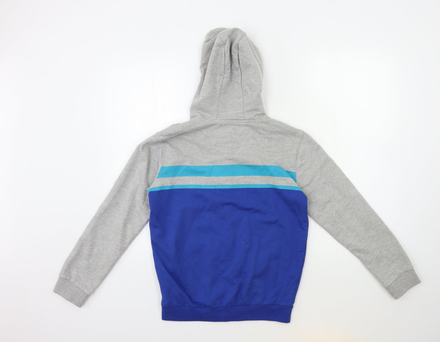 Lyle & Scott Boys Grey Striped  Full Zip Hoodie Size 12 Years
