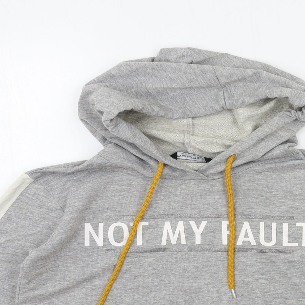 Select Girls Grey   Pullover Hoodie Size 10 Years