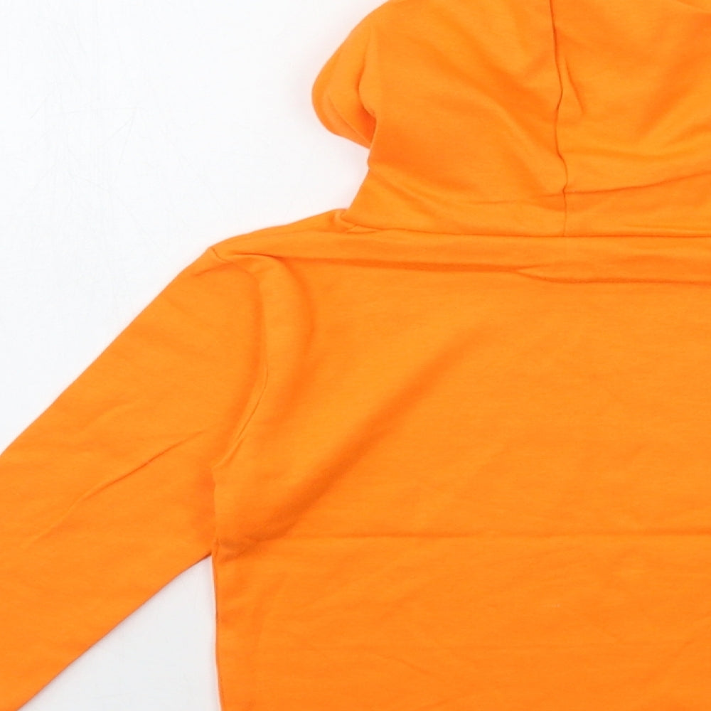 Preworn Boys Orange   Pullover Hoodie Size 2-3 Years