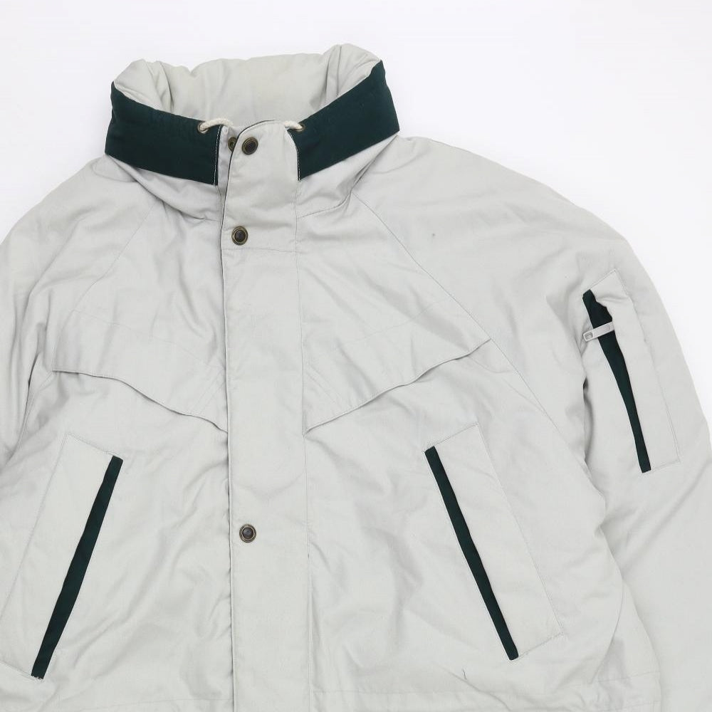 C&A Mens Grey   Overcoat Coat Size XL