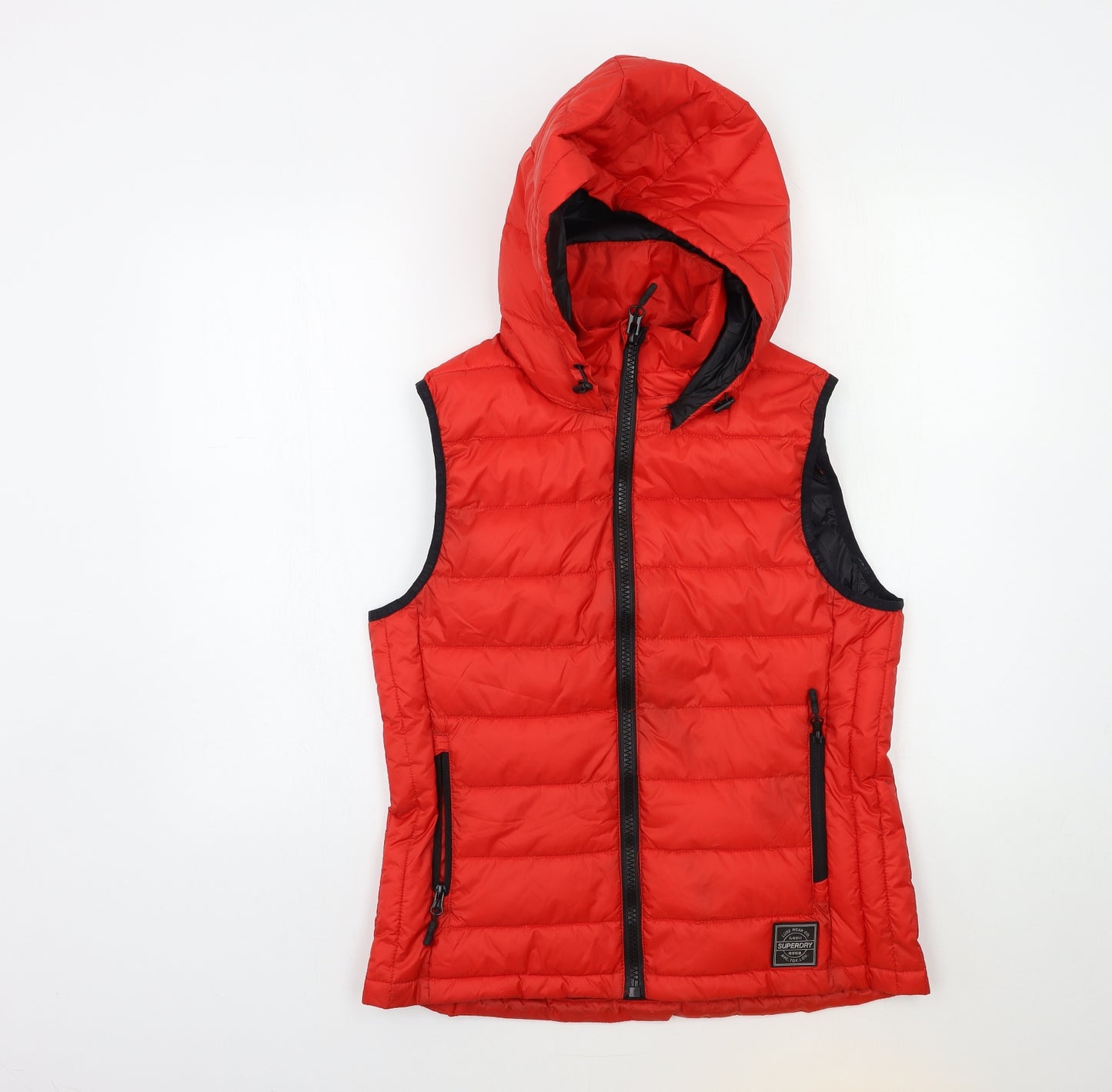 Superdry Mens Red   Gilet Jacket Size M