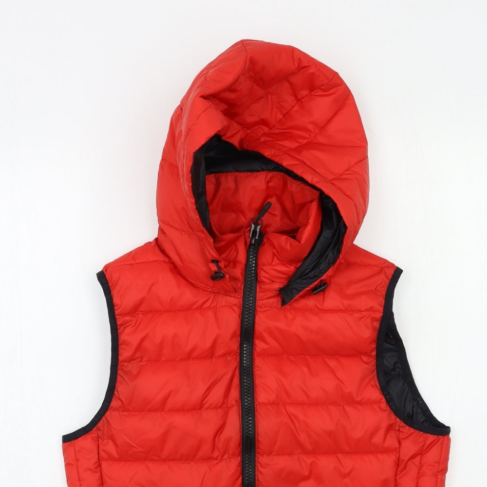 Superdry Mens Red   Gilet Jacket Size M
