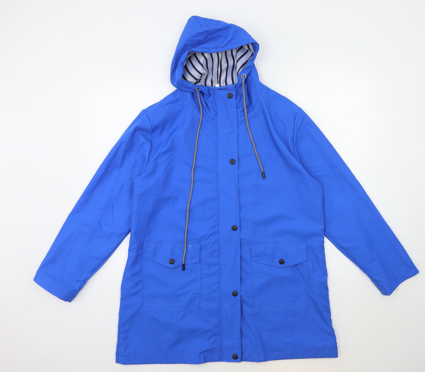 Preworn Womens Blue   Overcoat Coat Size 2XL