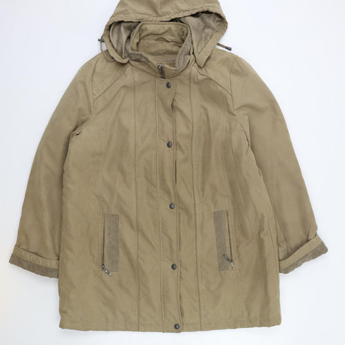 Bonmarché Womens Brown   Overcoat Coat Size M