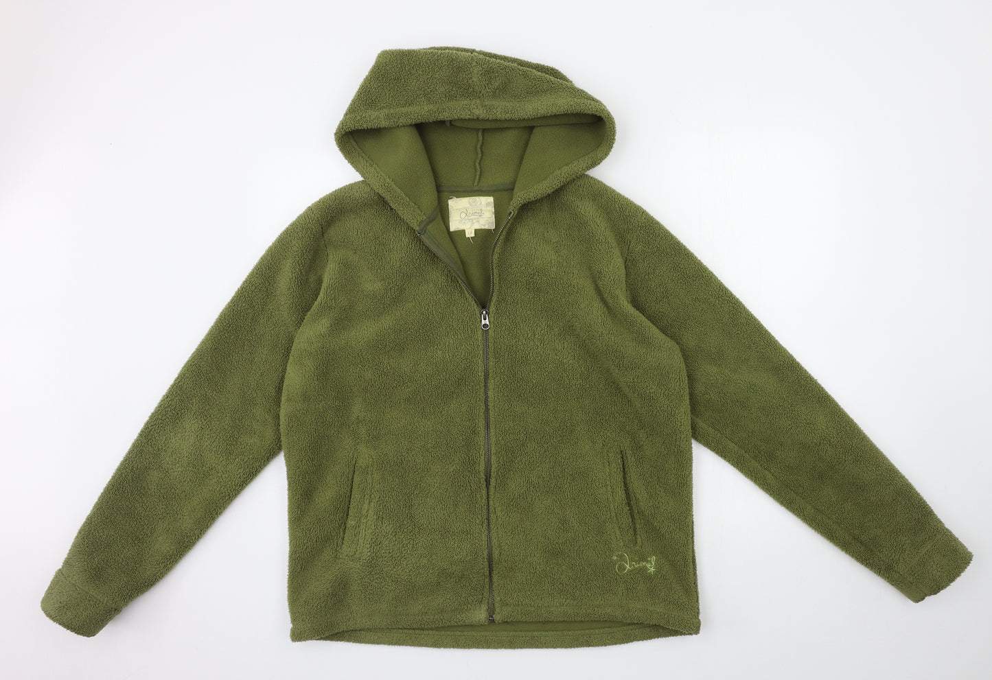 Animal Womens Green  Fleece Jacket  Size 16