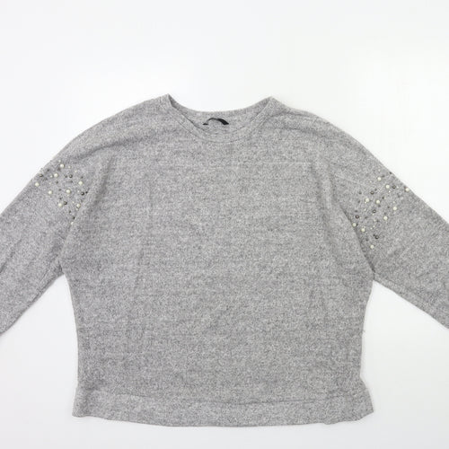George Womens Grey   Pullover Jumper Size L
