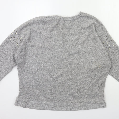 George Womens Grey   Pullover Jumper Size L