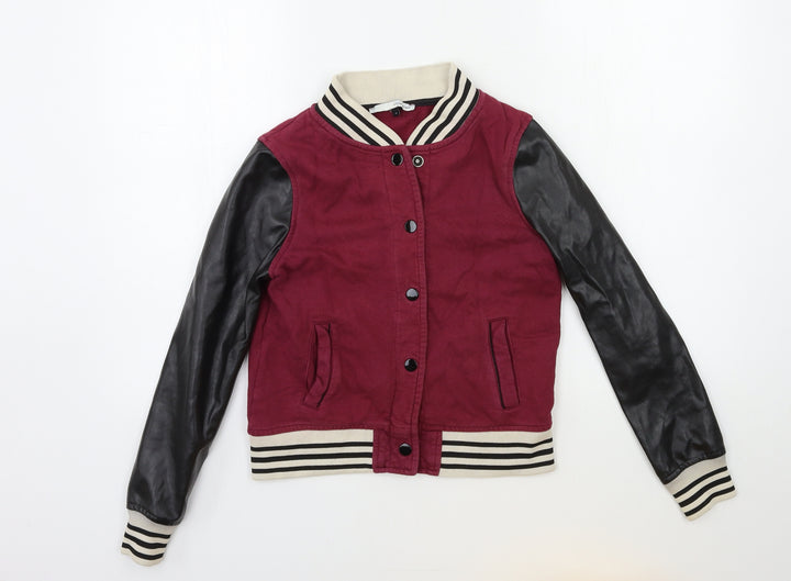 River Island Womens Red   Bomber Jacket Jacket Size 6