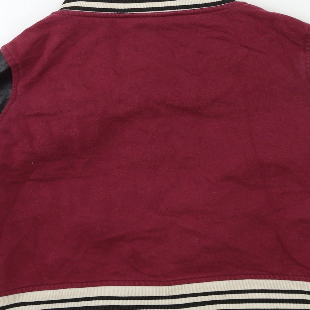 River Island Womens Red   Bomber Jacket Jacket Size 6