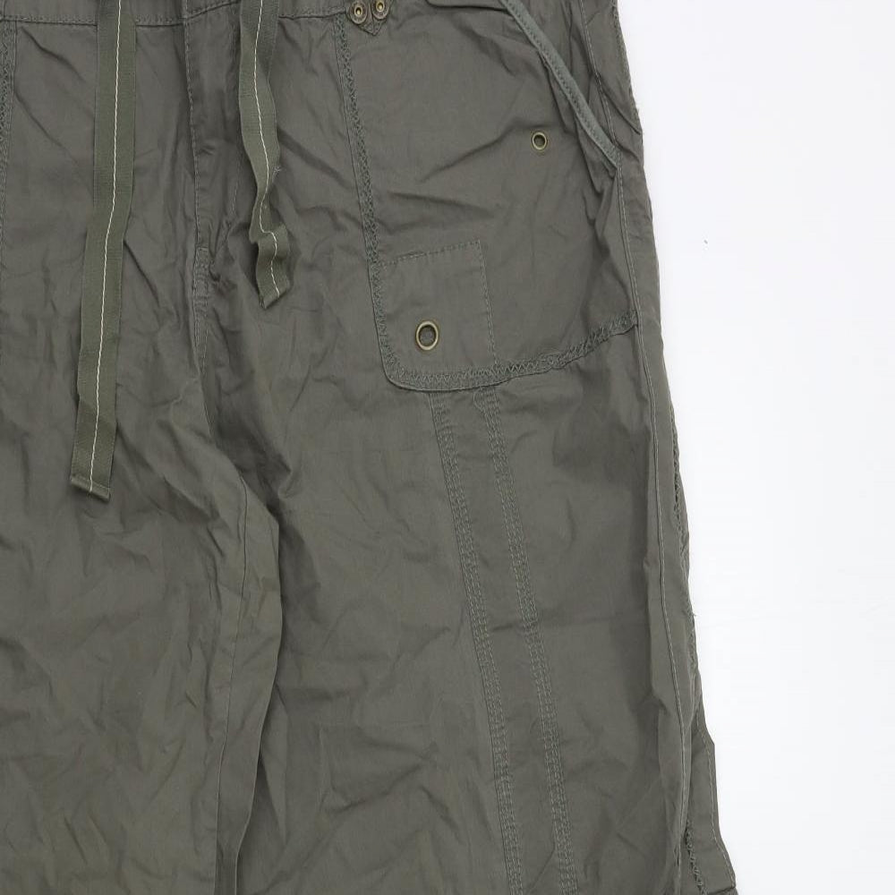 New Look Womens Green   Cargo Trousers Size 22 L30 in