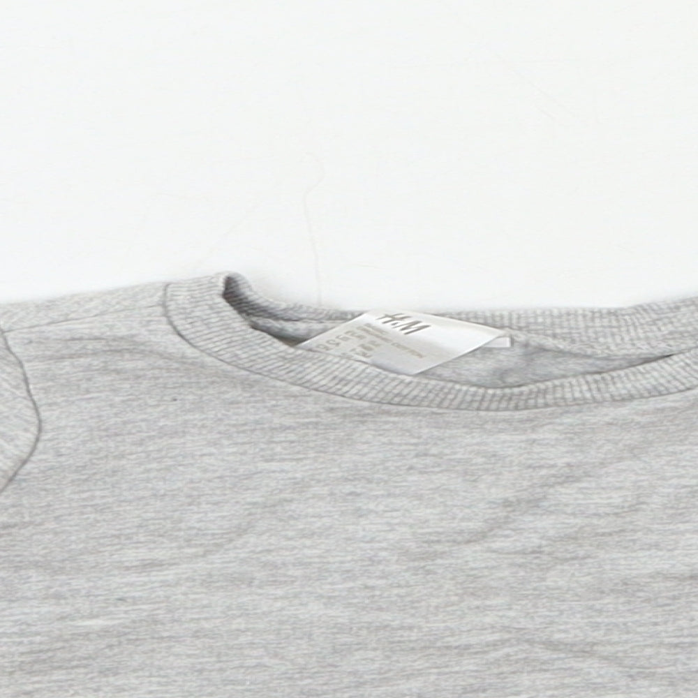 H&M Baby Grey   Pullover Jumper Size 0-3 Months