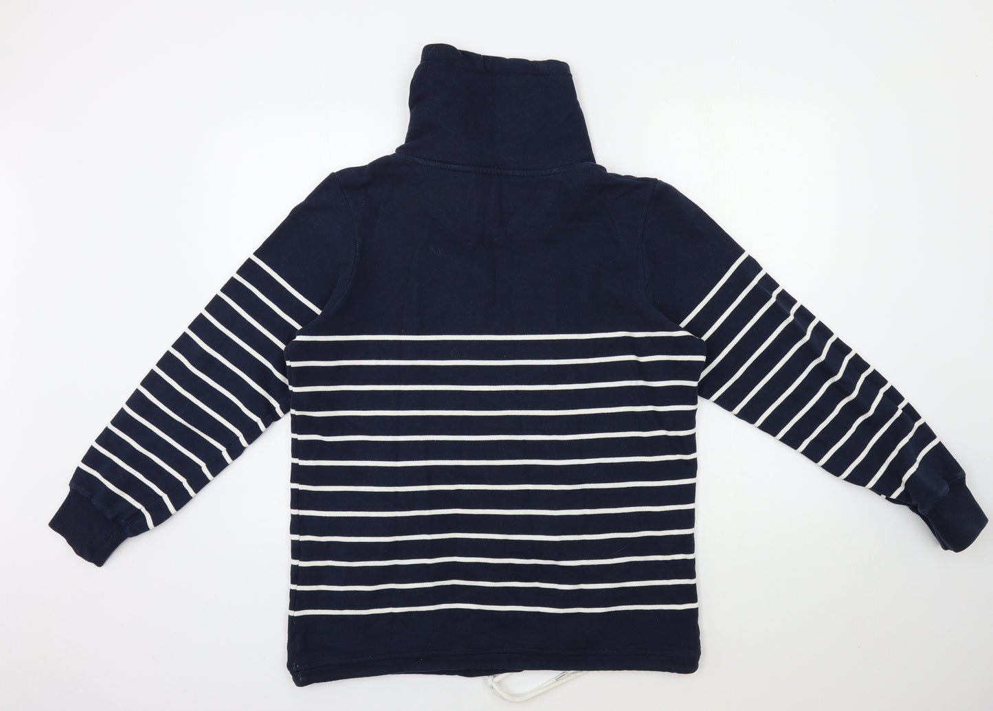 MUSTO Womens Blue Striped  Pullover Jumper Size 14