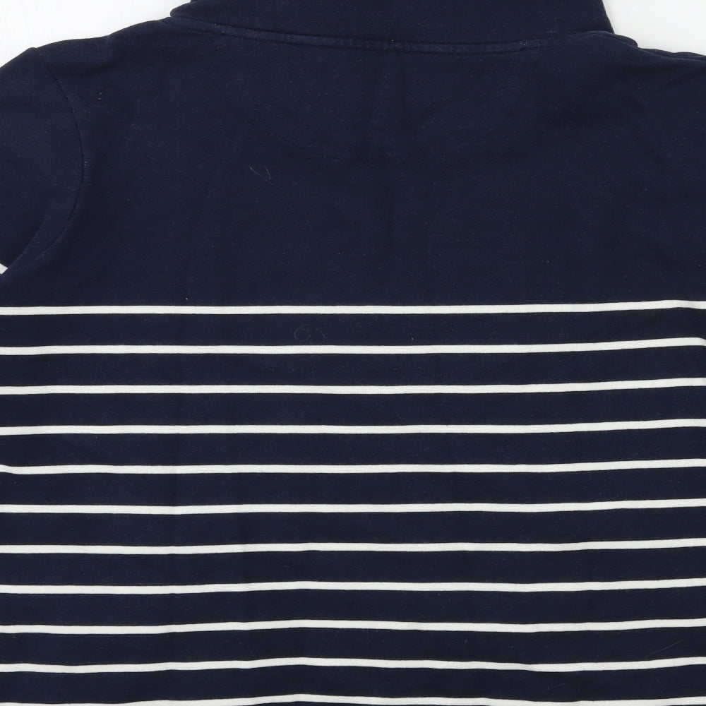 MUSTO Womens Blue Striped  Pullover Jumper Size 14