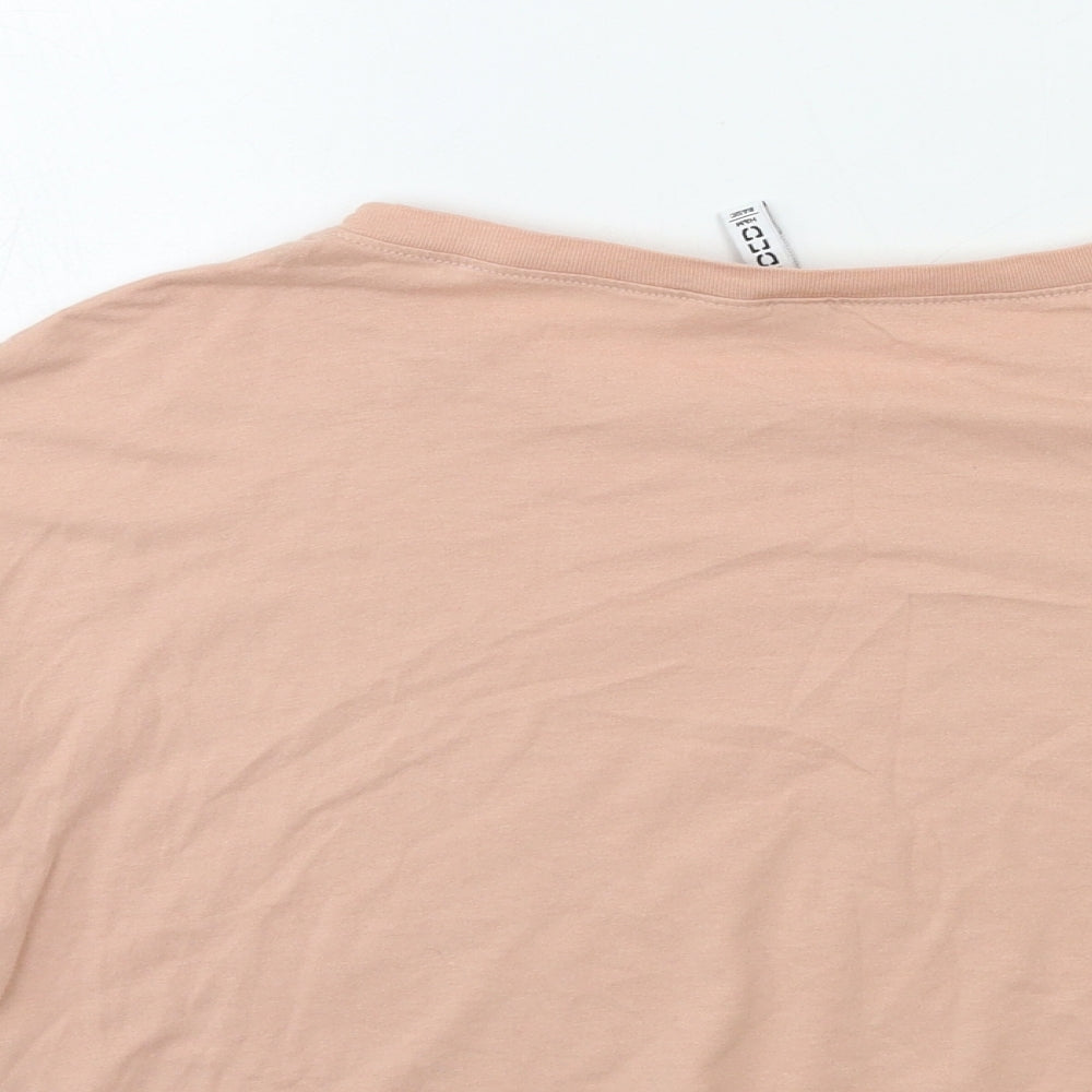 H&M Womens Pink   Basic T-Shirt Size S