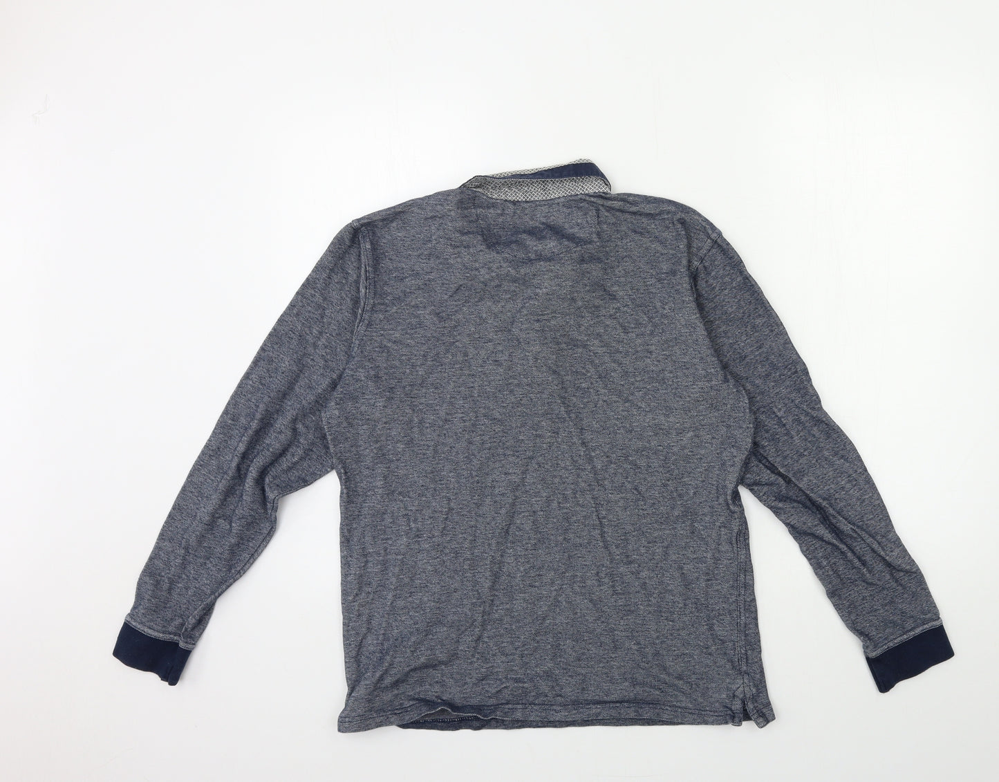 Twisted Soul Mens Blue    Polo Size L