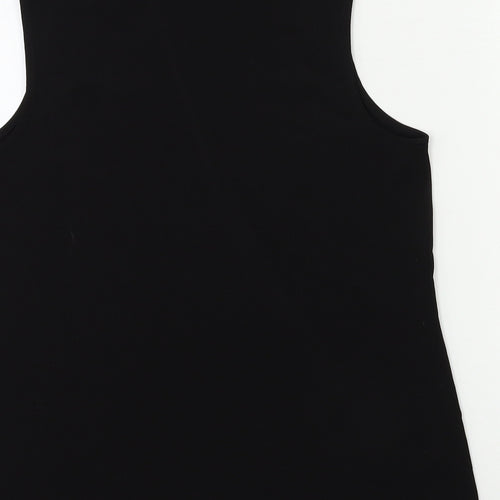 Susan Graver Womens Black   Basic Tank Size M