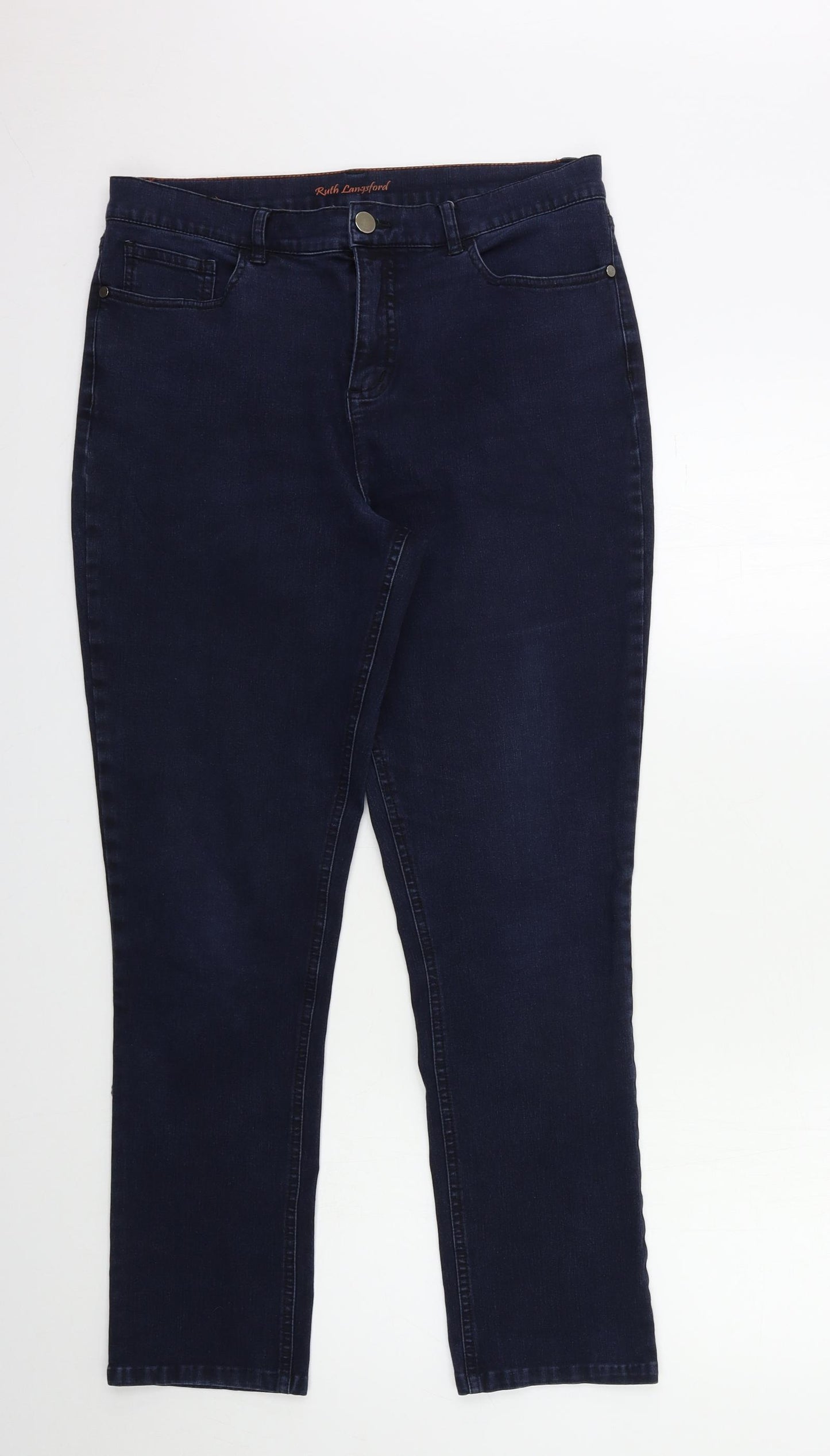 Ruth Langsford Womens Blue  Denim Skinny Jeans Size 32 in L28 in