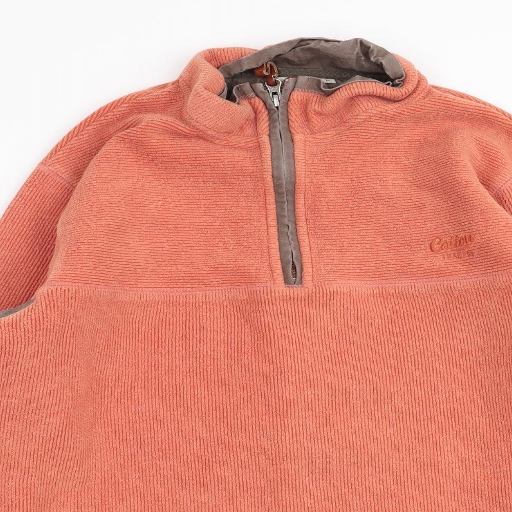 Cotton Traders Mens Orange   Pullover Jumper Size M