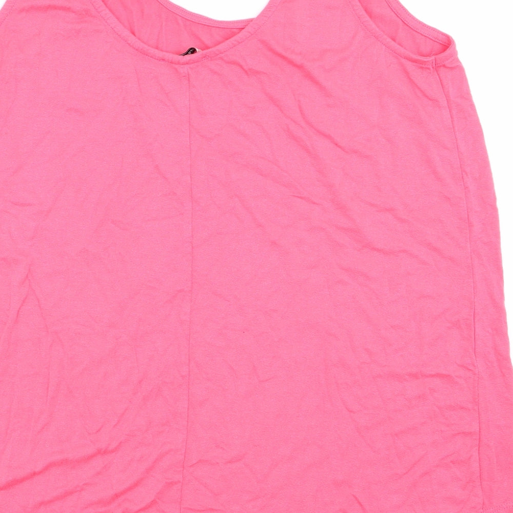 Asda George Womens Pink   Basic Tank Size 14