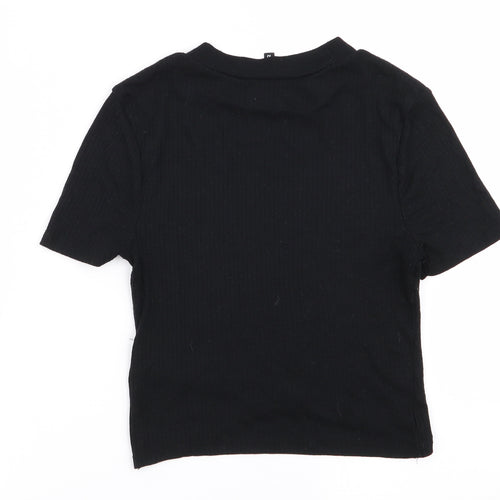 New Look Womens Black   Basic T-Shirt Size 10