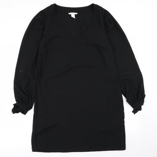 H&M Womens Black   A-Line  Size 8