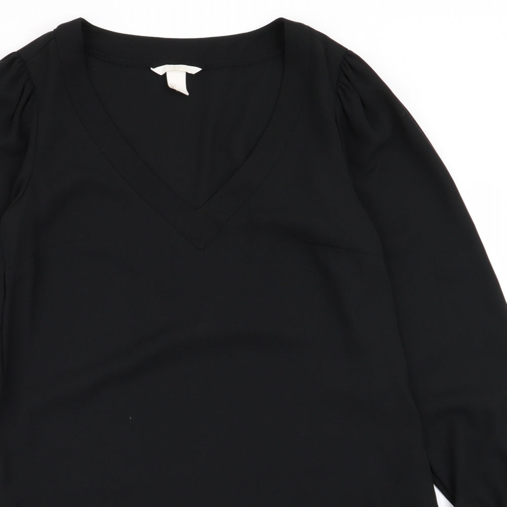 H&M Womens Black   A-Line  Size 8