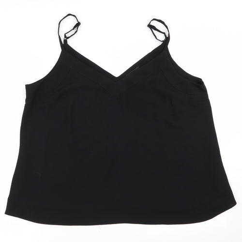 Asda George Womens Black   Basic Tank Size 18