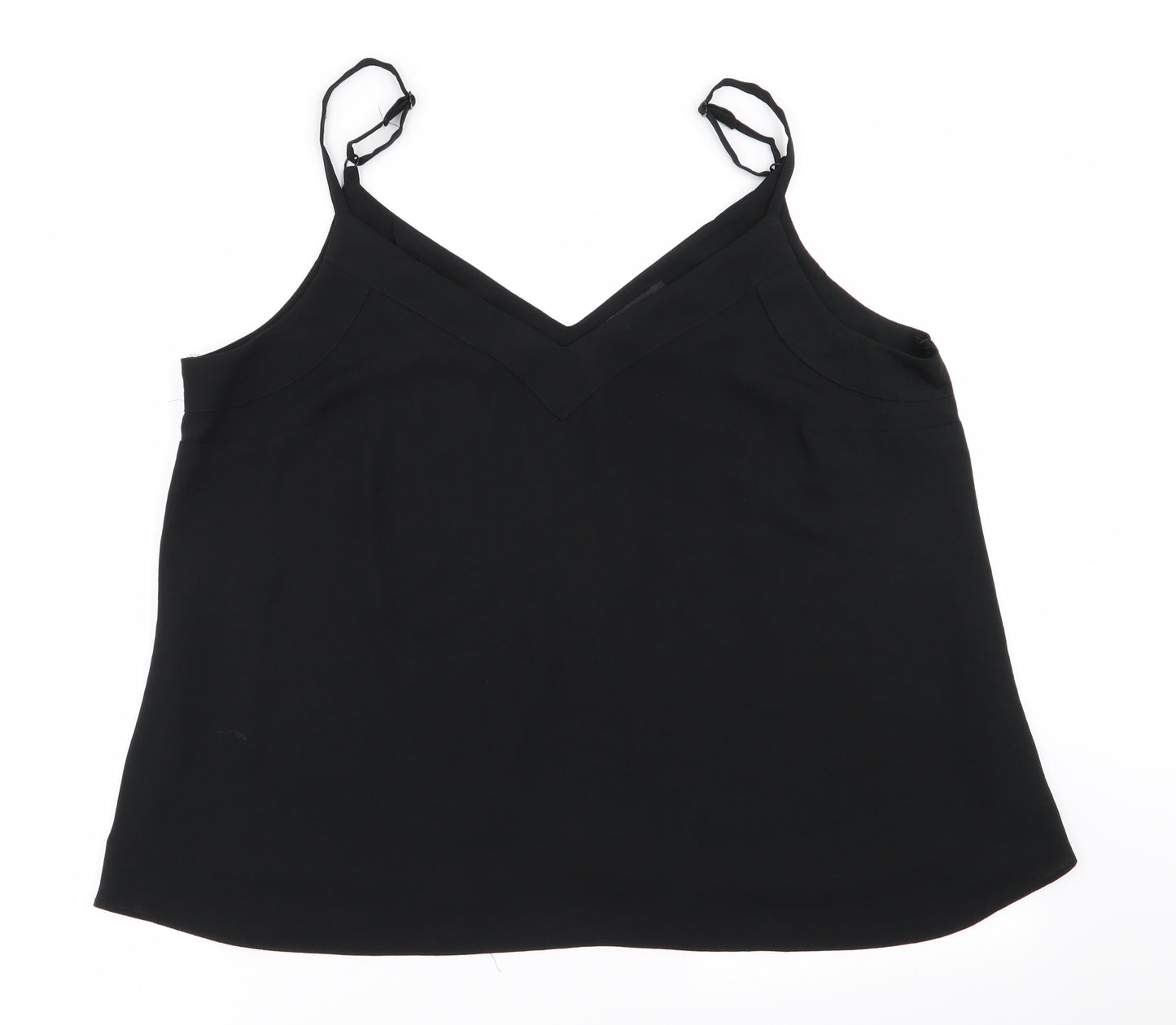 Asda George Womens Black   Basic Tank Size 18