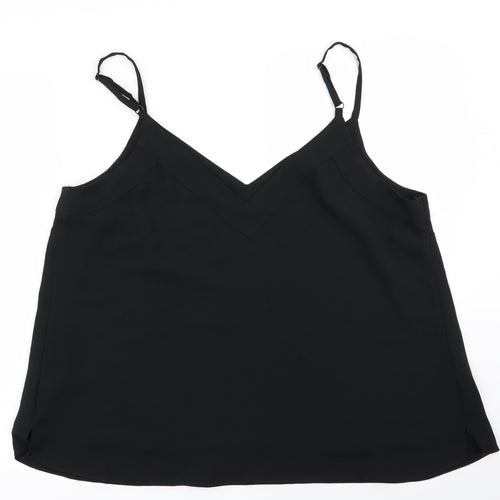Asda George Womens Black   Basic Tank Size 18