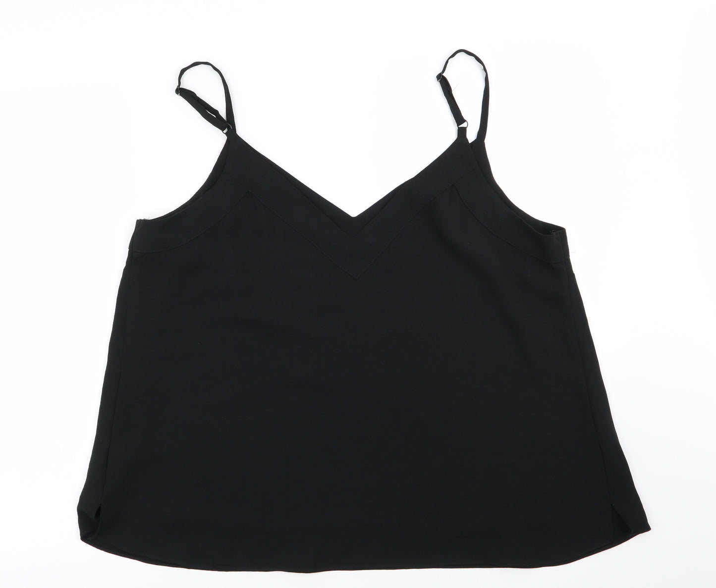 Asda George Womens Black   Basic Tank Size 18